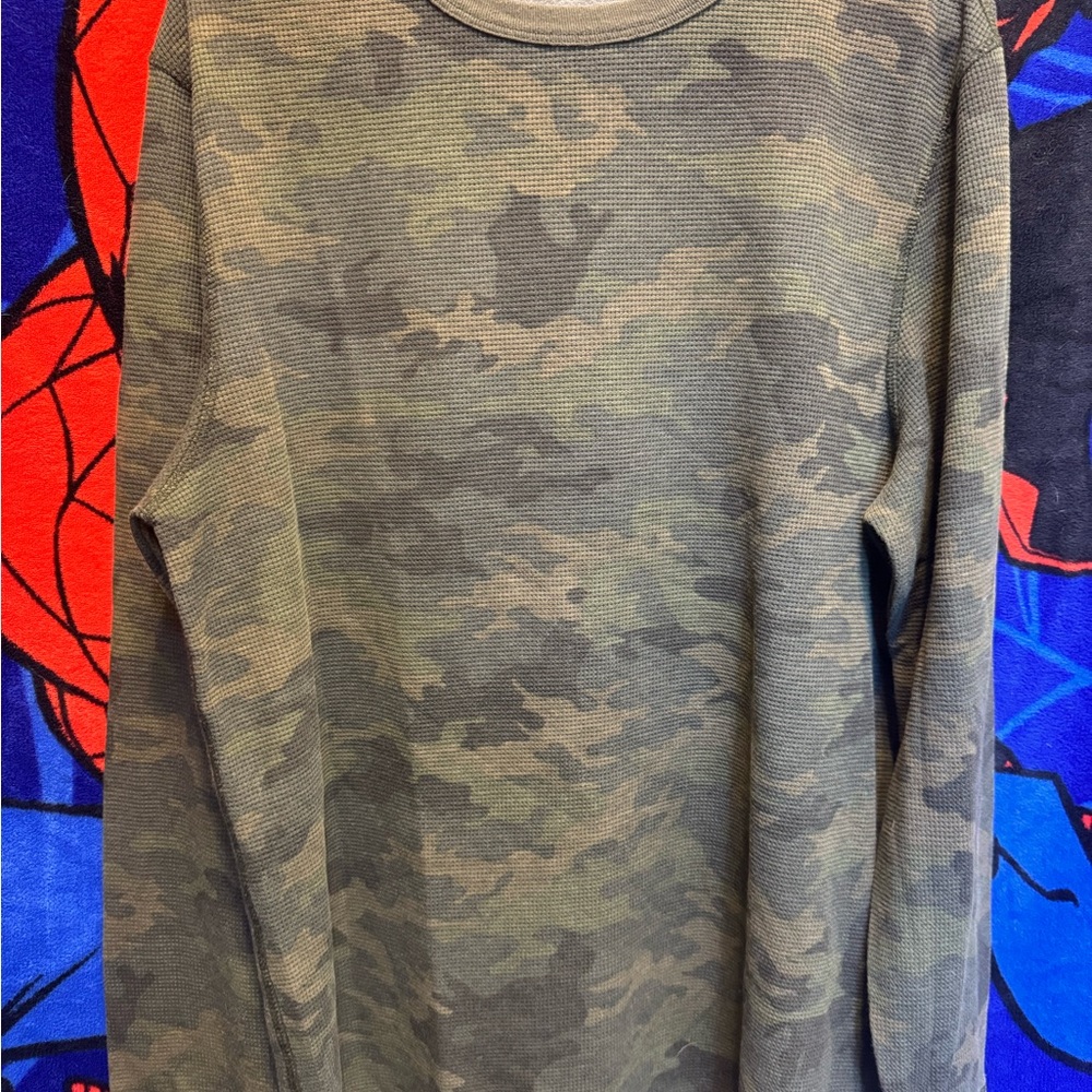 George Gray and Black Long Sleeve Shirt